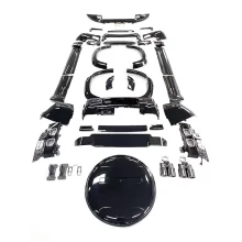 For Land Rover Defender Upgrade Modification Black Defender Body Kit Front Rear Bumper