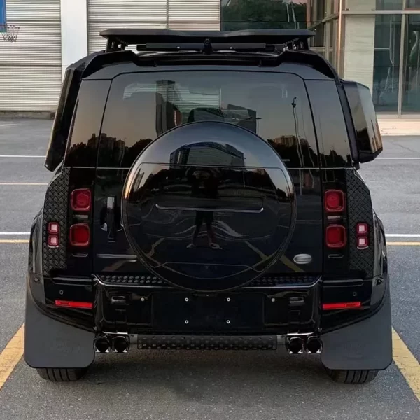 For Land Rover Defender Upgrade Modification Black Defender Body Kit Front Rear Bumper - Image 4