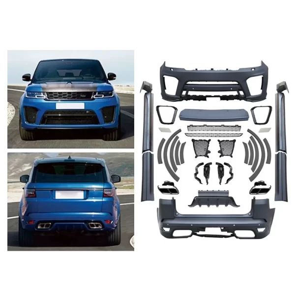 For Land Rover Range Rover 2018-2020 Sport Upgrades SVR Style Bodykit Bumper - Image 3