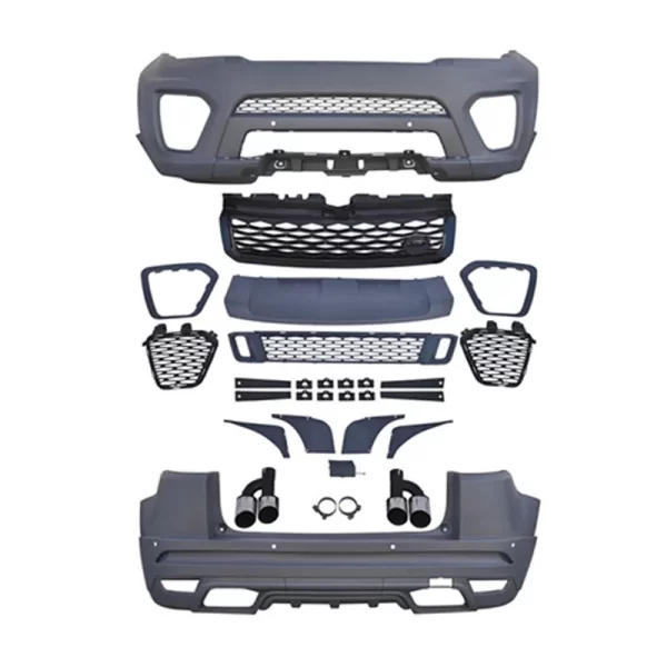 For Land Rover Evoque 2011-2019 Upgraded and Modified SVR Style Body Kit with SVR Front and Rear Bumper