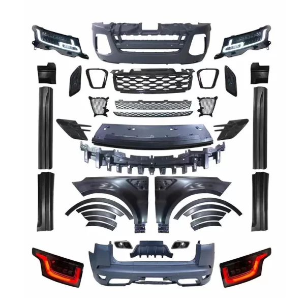 Whole Appearance Accessories Conversion Bodykit for Range Rover Sport 2014-2017 Update 2021 SVR Style Body Kit
