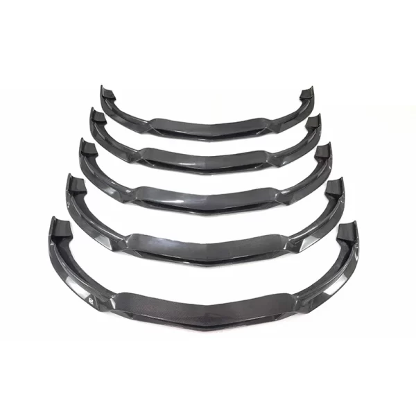 R1 Style Carbon Fiber Front Bumper Lip for Mercedes Benz W117 CLS AMG CLA45 2013-2016 - Image 3