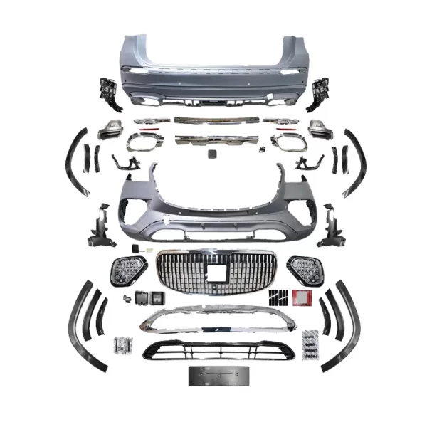 Factory Hot Sale PP+ABS Material Bodykit for Benz X167 21-24 GLS 400 450 4MATIC Upgrade to 24 Years Maybach Style