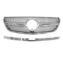 Hot Selling Car Accessories Diamond Style Grill Front Bumper Grille for Mercedes-Benz Vito W447 2016-2019