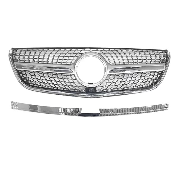 Hot Selling Car Accessories Diamond Style Grill Front Bumper Grille for Mercedes-Benz Vito W447 2016-2019