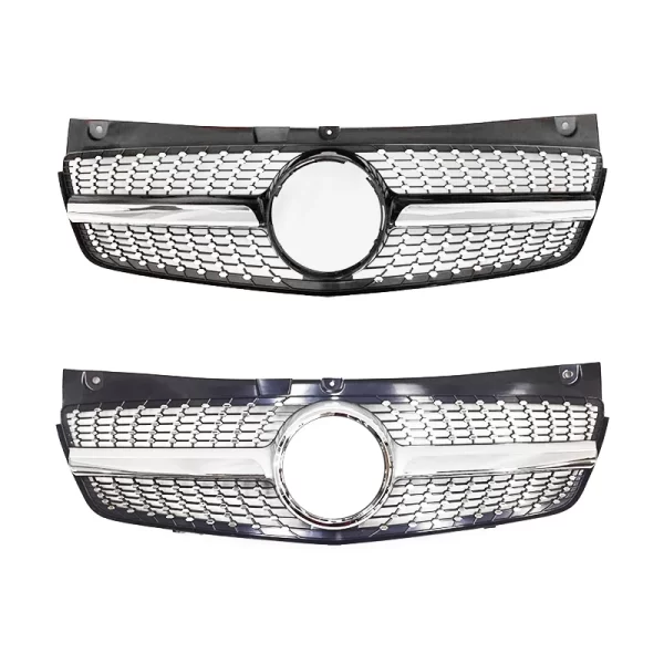Viano Modified Diamond Style Grille for Mercedes Benz Viano W369 Front Bumper Grille 2011-2015