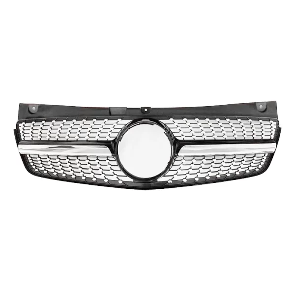 Viano Modified Diamond Style Grille for Mercedes Benz Viano W369 Front Bumper Grille 2011-2015 - Image 2