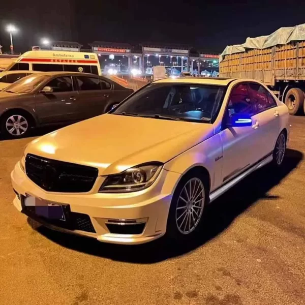 Whole Set Body Kit for Mercedes benz C Class W204 C200 C260 C300 to C63 AMG Front Rear Bumper Grille Side Skirt Headlights Hood - Image 3