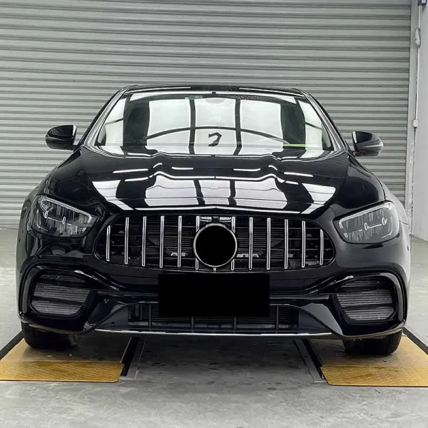 High Quality 2021 E63 Auto Parts Body Kit for Mercedes Benz W213 Modified to E63 AMG 1:1 Style Bumper with Grille - Image 3