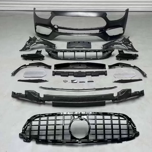 High Quality 2021 E63 Auto Parts Body Kit for Mercedes Benz W213 Modified to E63 AMG 1:1 Style Bumper with Grille - Image 5