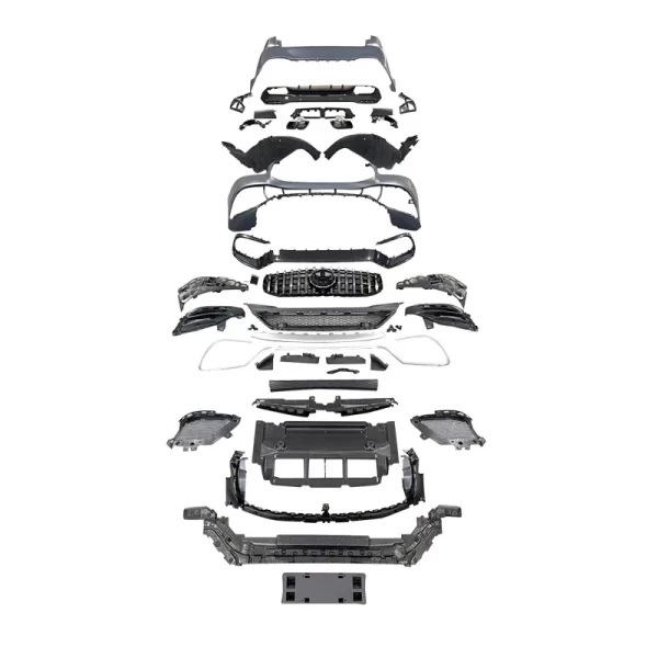 GLS63 Body Kits Fit for GLS Class X167 2020year GLS63 Style PP Plastic Material Car Bumpers Accessory Body Kits for GLS