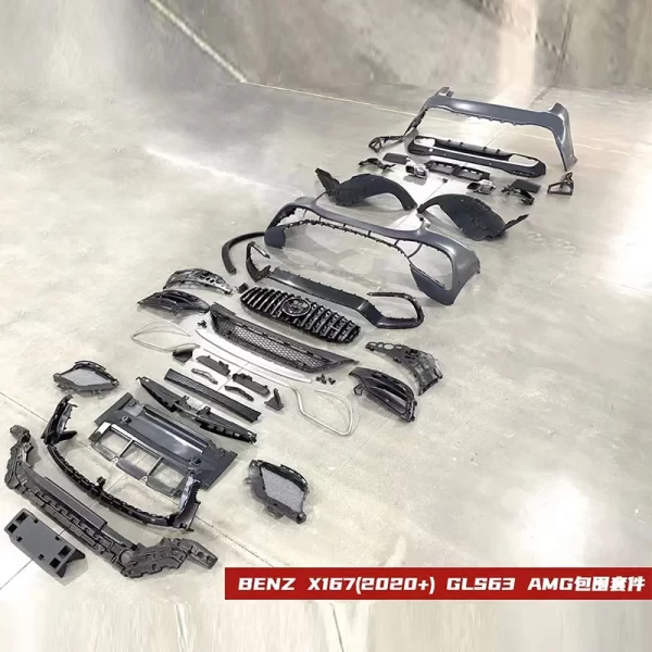 GLS63 Body Kits Fit for GLS Class X167 2020year GLS63 Style PP Plastic Material Car Bumpers Accessory Body Kits for GLS - Image 3