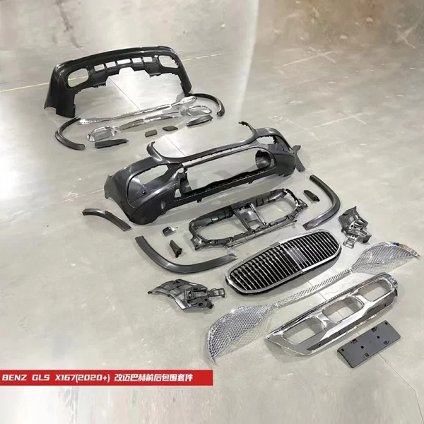 Bodykit for Benz GLS 2019-2023 X167 Facelift to Maybach Car Grille Front Car Bumper Rear Car Bumper GLS to Maybach Bodykit - Image 2
