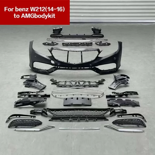 For Mercedes Benz Car Parts W212 Body Kit Suitable for E-Class 2014-2016 W212 Upgrade to E63 AMG Front Bumper Body Kit - Image 2