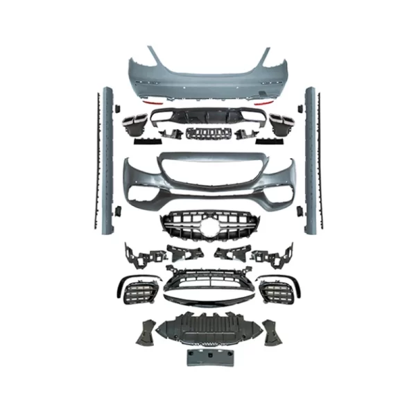 Upgrade New Version E63S AMG Body Kit Front Bumper Side Skirt Rear Diffuser for Mercedes Benz E-class W213 2016-2019