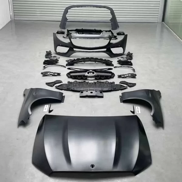 Upgrade New Version E63S AMG Body Kit Front Bumper Side Skirt Rear Diffuser for Mercedes Benz E-class W213 2016-2019 - Image 2