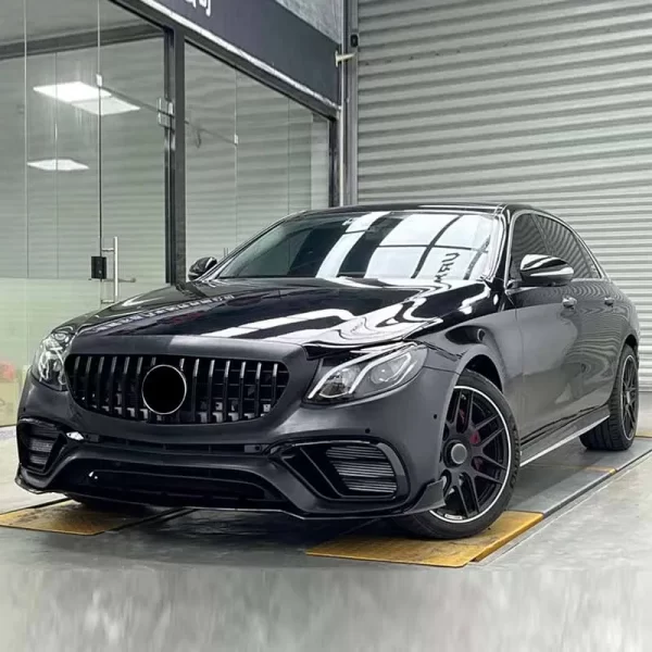 Upgrade New Version E63S AMG Body Kit Front Bumper Side Skirt Rear Diffuser for Mercedes Benz E-class W213 2016-2019 - Image 4