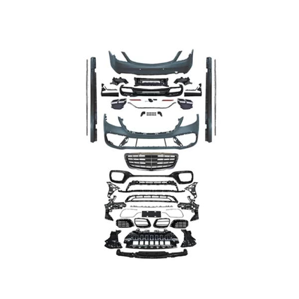 Suitable for Mercedes Benz S-Class W222 Body Kit, Suitable for W222 S63 S65 2018-2020 S-Class W222PP Material Bumper