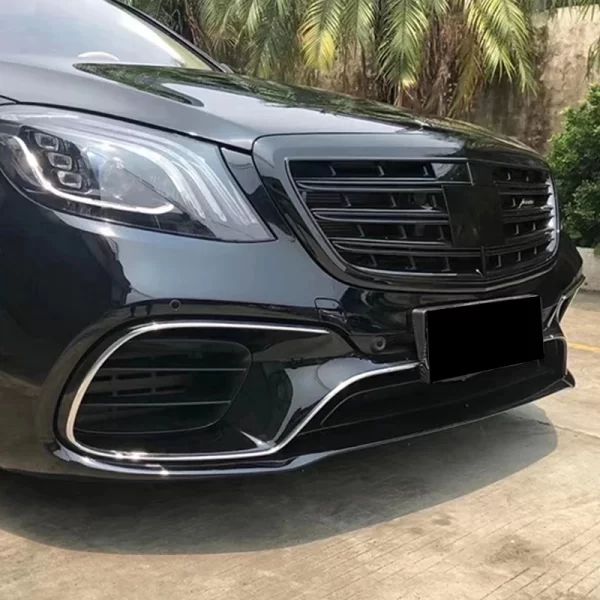 Old to New S63 S65 AMG Style Car Parts Auto Front Bumper Rear Diffuser Body Kit for BENZ W222 2014-2022 - Image 4