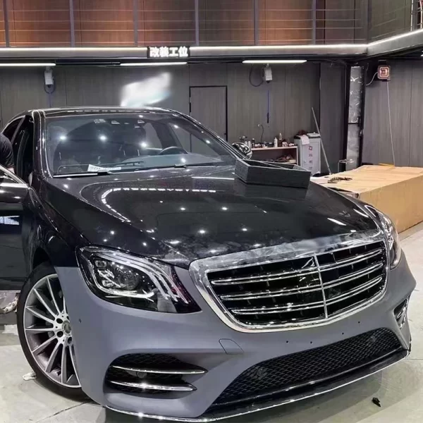 For Mercedes-Benz S-Class W222 Front and Rear Bumper Body Kit for Old and New Models Car Appearance Parts for S450 Upgrade - Image 2
