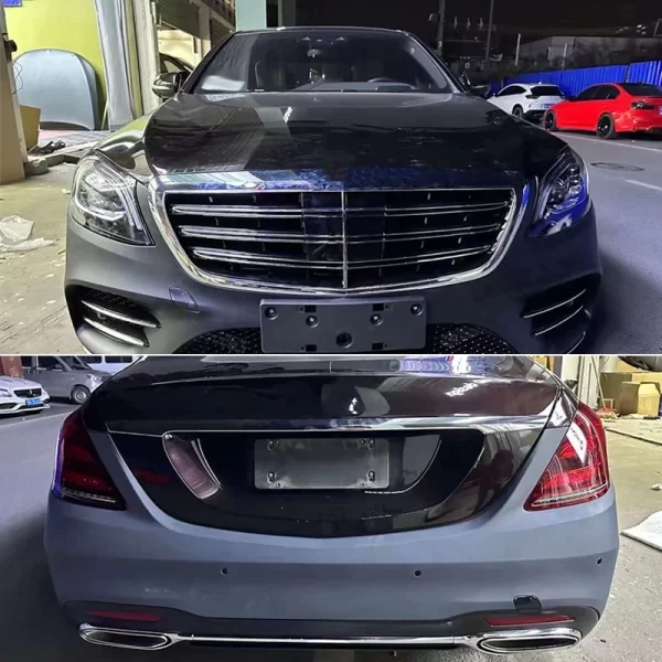 For Mercedes-Benz S-Class W222 Front and Rear Bumper Body Kit for Old and New Models Car Appearance Parts for S450 Upgrade - Image 3