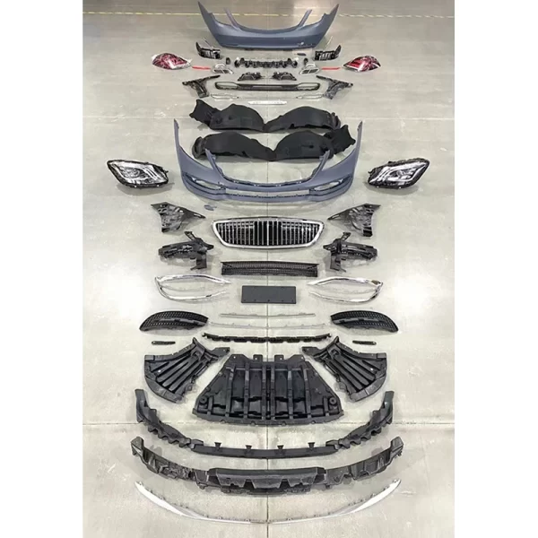 Auto Car Parts for Mercedes-Benz W222 to Maybach PP Front Rear Bumper Body Kits Grille 2013-2020 Head Lamp