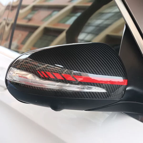 M Colour Style W205 Carbon Fiber Mirror Cover With LED Replacement for Mercedes benz W205 W222 W213 W238 X205 GLC GLS C S - Image 5