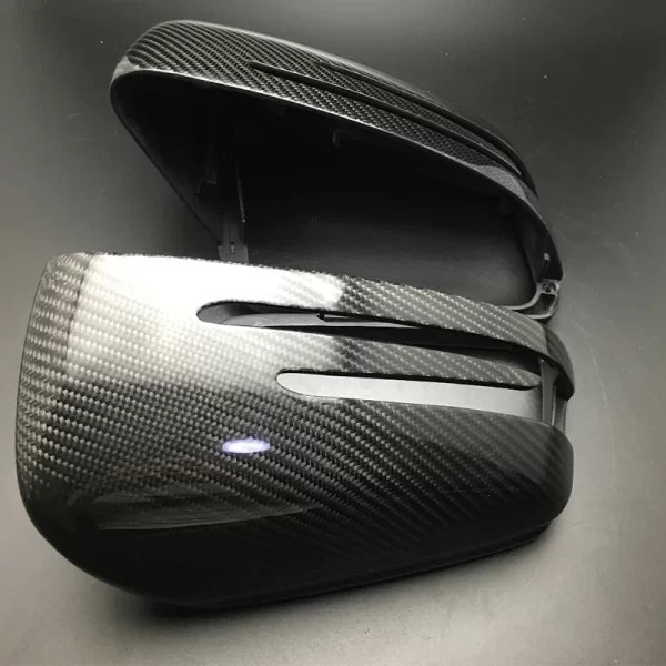 Rearview Mirror Cover for Mercedes Benz W176 W246 W204 C207 W212 W221 X204 X156 Side Mirror Cap Shells Replacement Carbon - Image 3