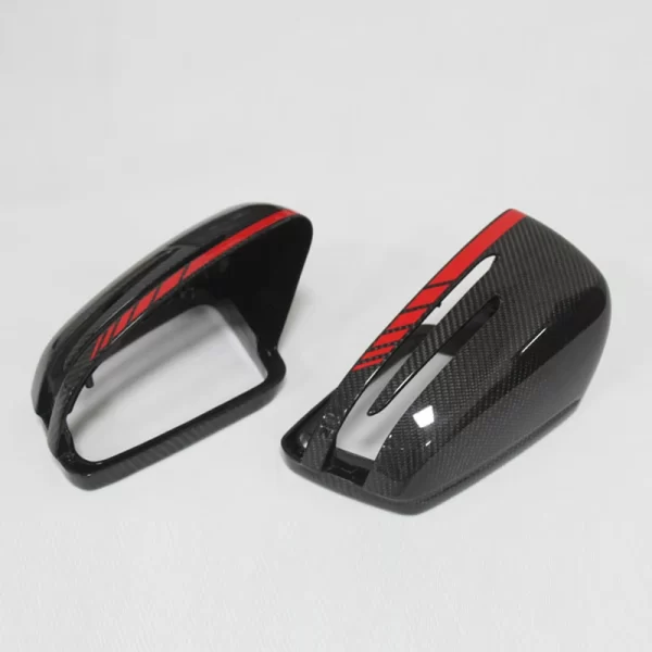 W204 Carbon Mirror Cover Replacement for Mercedes Benz W204 W212 W218 W207 X204 W176 M Colour Side Mirror Housing - Image 3