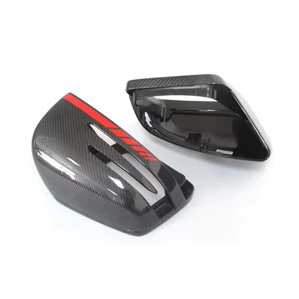 Carbon Fiber M Colour Mirror Cover for Mercedes-benz G Class W463 G63 G43 W166 ML GLE GLS GL 2012-2019 Replacement Wing Casing - Image 2