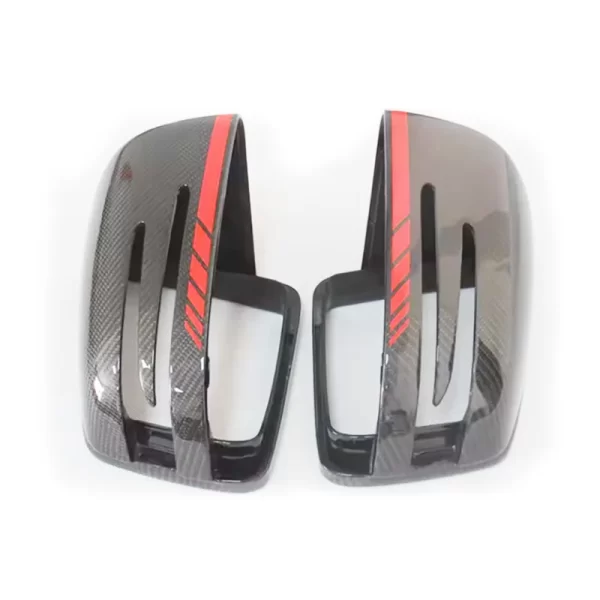 Carbon Fiber M Colour Mirror Cover for Mercedes-benz G Class W463 G63 G43 W166 ML GLE GLS GL 2012-2019 Replacement Wing Casing - Image 3