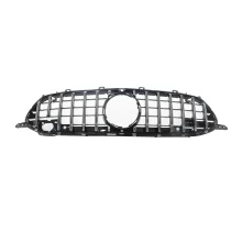 AMG C190 Grill Upgrade GT Style Front Bumper Grille for Mercedes Benz AMG GT GTS C190 Four Doors 2018+