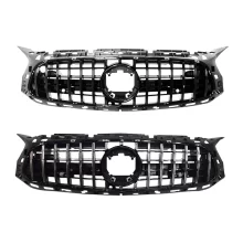 AMG Class GT Style Grille for Mercedes Benz GT Class 2017-IN Two Door Chrome/black Gt Front Grille