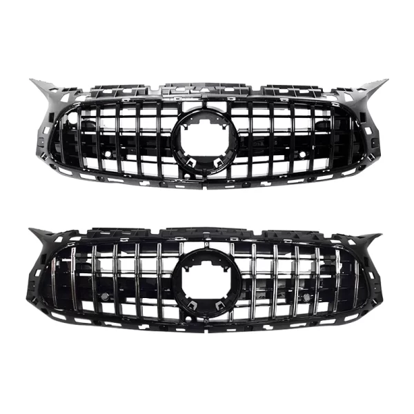 AMG Class GT Style Grille for Mercedes Benz GT Class 2017-IN Two Door Chrome/black Gt Front Grille