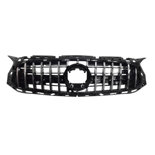 AMG Class GT Style Grille for Mercedes Benz GT Class 2017-IN Two Door Chrome/black Gt Front Grille - Image 2