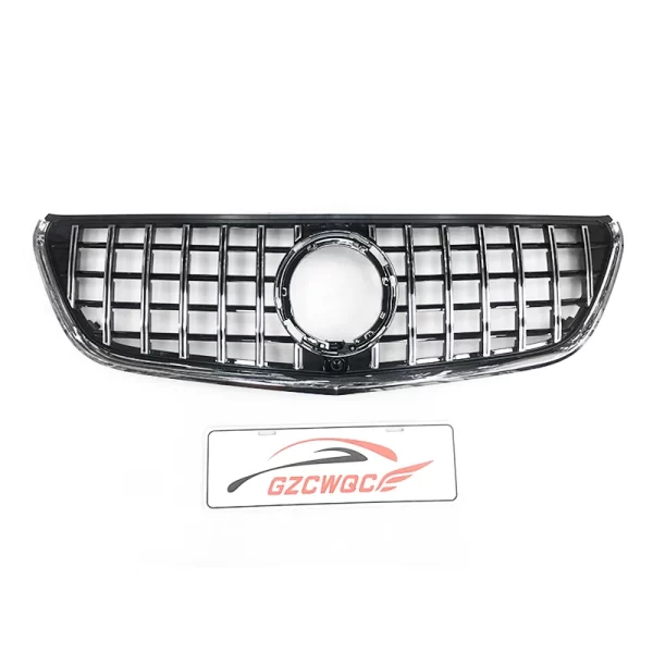 GT W447 Black/Sliver Color Auto Grille W447 Grill Front for Mercedes benz Vito V Class V260L 2021-in - Image 2