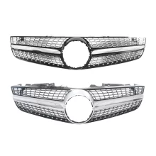 R230 Diamond Style Grill Front Modified Tuning Grill for Mercedes Benz SL Class R230 Body Kit 2008-2012
