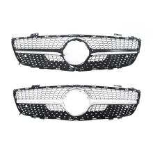 R231 Replacement Diamond Grill Premium Front Bumper Grille for Mercedes Benz SL Class R231 Body Kit 2012-2016