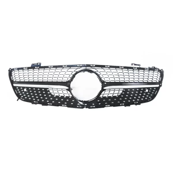 R231 Replacement Diamond Grill Premium Front Bumper Grille for Mercedes Benz SL Class R231 Body Kit 2012-2016 - Image 2