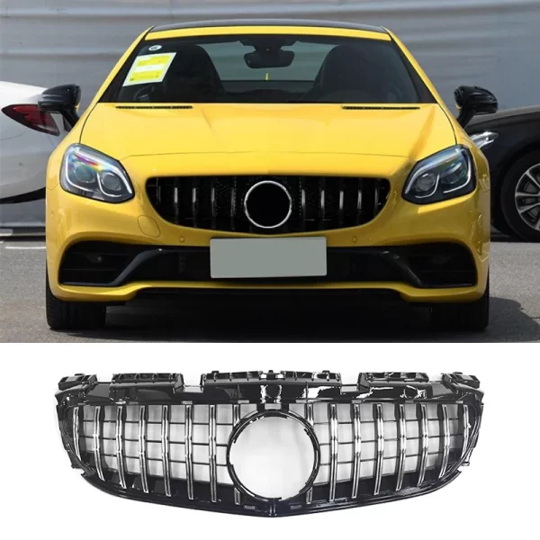 SLC R172 GT Facelift Grille for Mercedes Benz SLC CLASS R172 Grille 2016 2017 2018 2019 2020 - Image 5