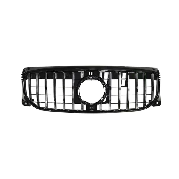 X247 Front Grille Bumper Black Sliver GT R GTR Style Front Grill for Mercedes Benz GLB X247 2020 2021 2022 2023 - Image 2