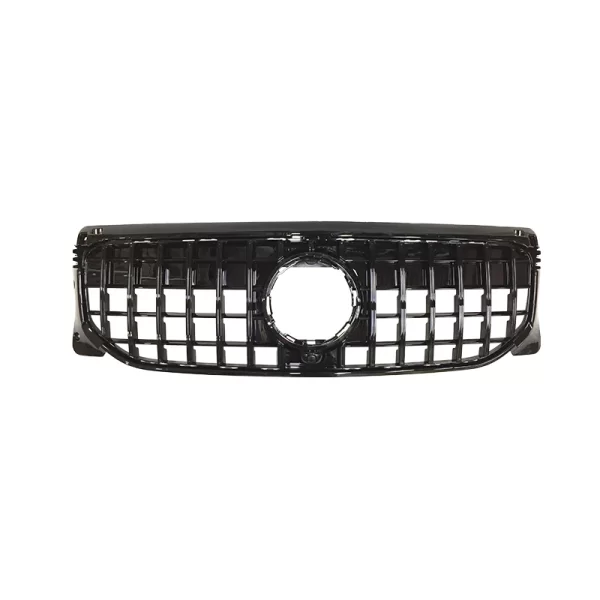 X247 Front Grille Bumper Black Sliver GT R GTR Style Front Grill for Mercedes Benz GLB X247 2020 2021 2022 2023 - Image 3