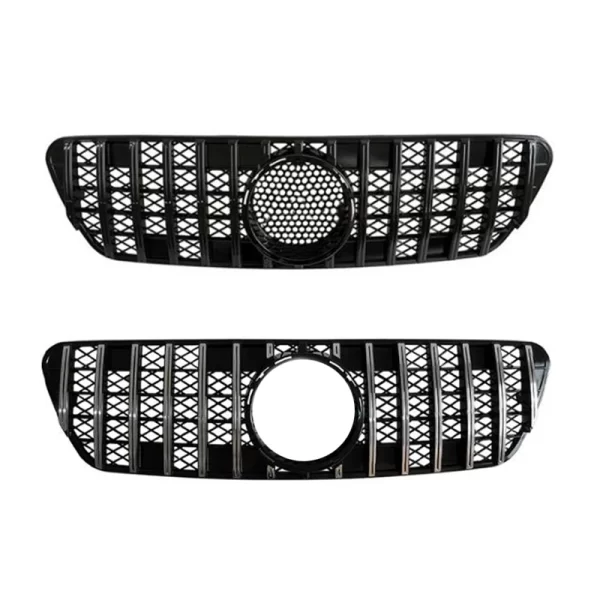 W163 GT Grille Replacement Front Grille for Mercedes Benz ML Class W163 Bumper Grille 1998-2005 - Image 3