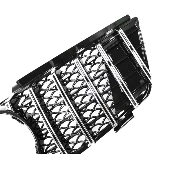 ML W164 Facelift Grill Chrome/black ABS GT Style Front Grille for Mercedes Benz ML CLASS W164 X164 2005 2006 2007 2008 - Image 5