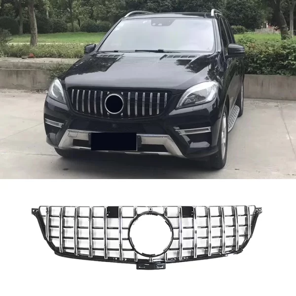For Mercedes Benz ML CLASS W166ML300ML320ML350ML400 63 Upgrade GT Car Grille 2012 2013 2014 2015 - Image 4