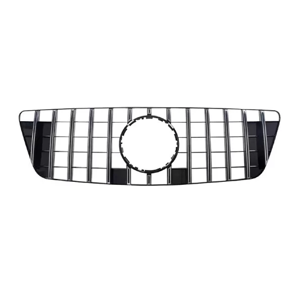 ML164 Front Bumper Grill Chrome/black ABS GT Style Front Grille for Mercedes Benz ML CLASS W164 X164 2009-2012 - Image 3