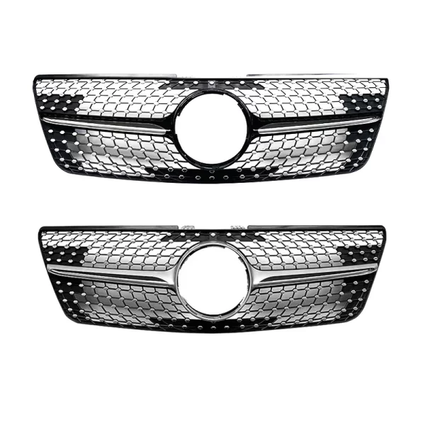 ML W164 Modified Grille W164 Upgraded Diamond Style Front Bumper Grille for Mercedes Benz ML W164 2009-2012