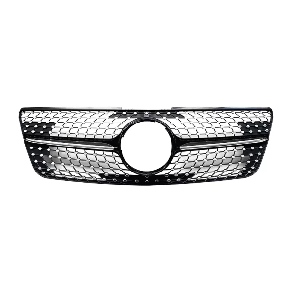 ML W164 Modified Grille W164 Upgraded Diamond Style Front Bumper Grille for Mercedes Benz ML W164 2009-2012 - Image 2