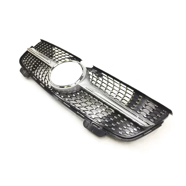 X164 Diamond Sliver/black Front Grille for Mercedes Benz GL Class X164 Modified Grille 2010-2012 - Image 4