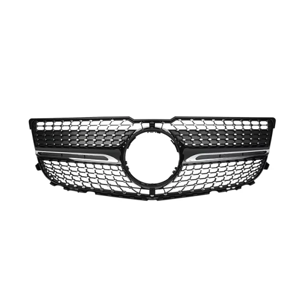 ABS Gloss Black Grille Diamond Style Front Grill for Mecedes GLK X204 2013-2015 Mesh GLK X204 Front Bumper Grille - Image 3